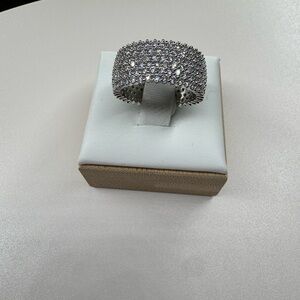 Stone Paved Band (Silver)